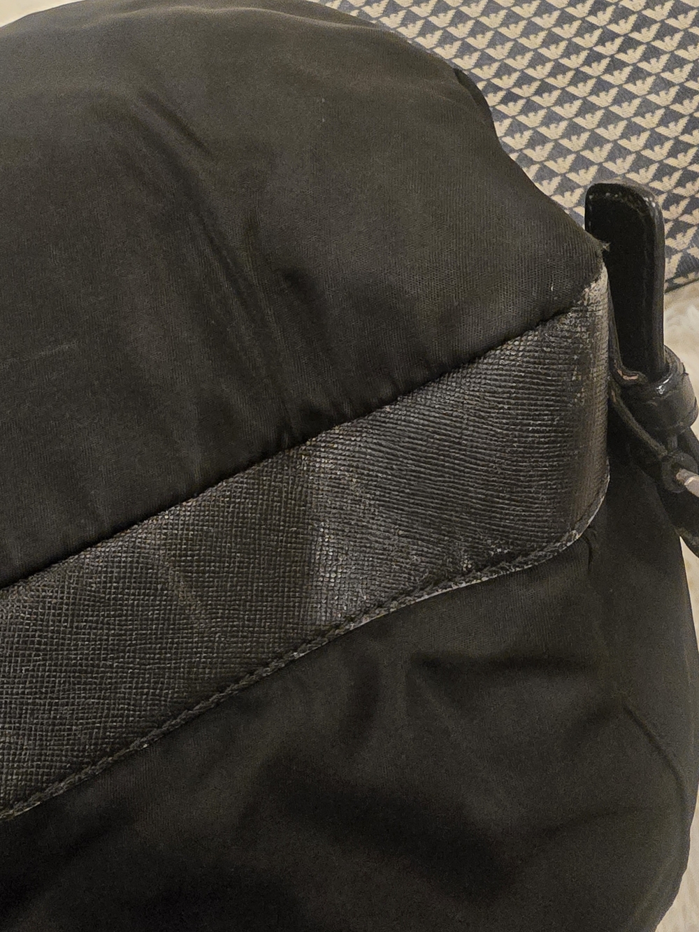 Prada Black Nylon Drawstring Backpack - Picture 6 of 16